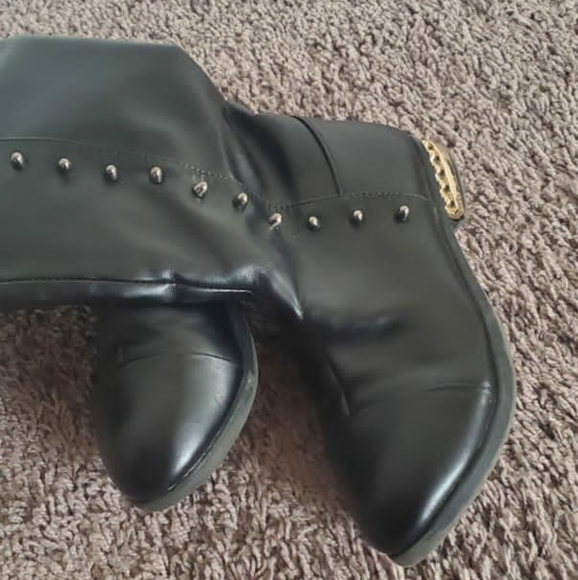 Fashion Side Zipper Knee High Riding Boots Sz 5.5 Winter Boot🌴✌️ - Picture 7 of 11